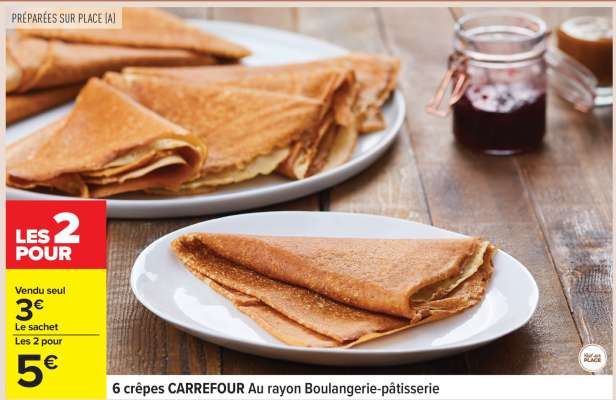 6 crêpes CARREFOUR