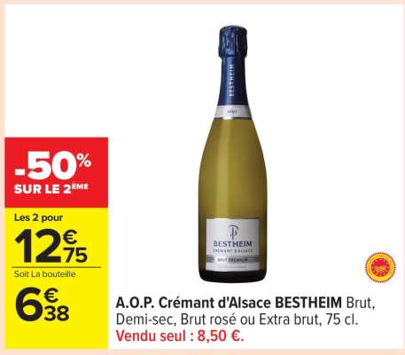 A.O.P. Crémant d’Alsace BESTHEIM