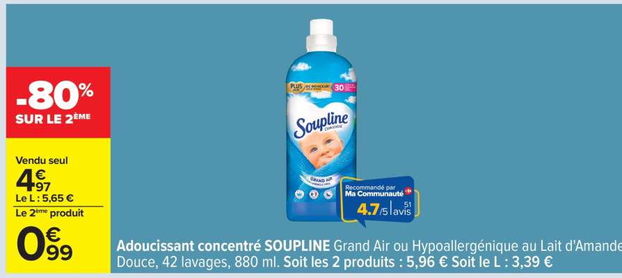 ADOUCISSANT CONCENTRÉ 'SOUPLINE'