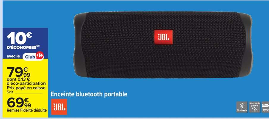 JBL Enceinte Bluetooth portable
