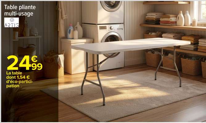 Table Pliante multi-usage