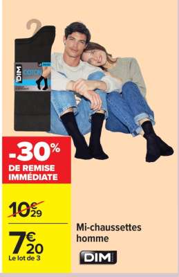 Mi-chaussettes homme