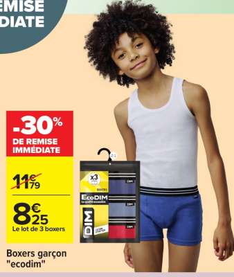 Boxers garçon "ECODIM"