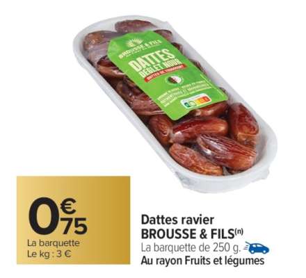 Dattes ravier BROUSSE & FILS