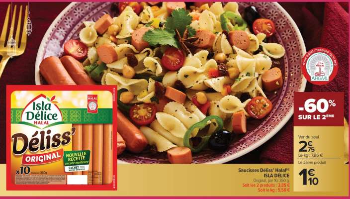 Saucisses Déliss' Halal