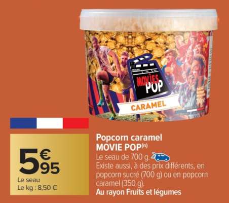 Popcorn caramel MOVIE POP