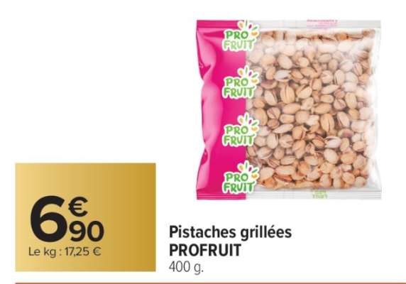 Pistaches grillées PROFRUIT