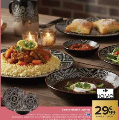 Service vaisselle 12 pièces