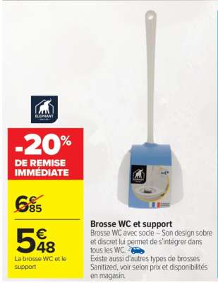 Brosse WC et support