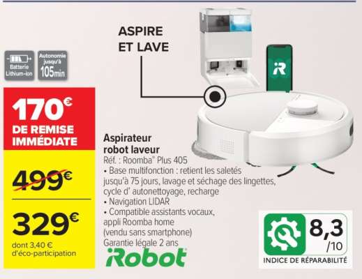 Aspirateur Robot Laveur