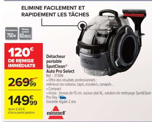 Détacheur portable SpotClean® Auto Pro Select