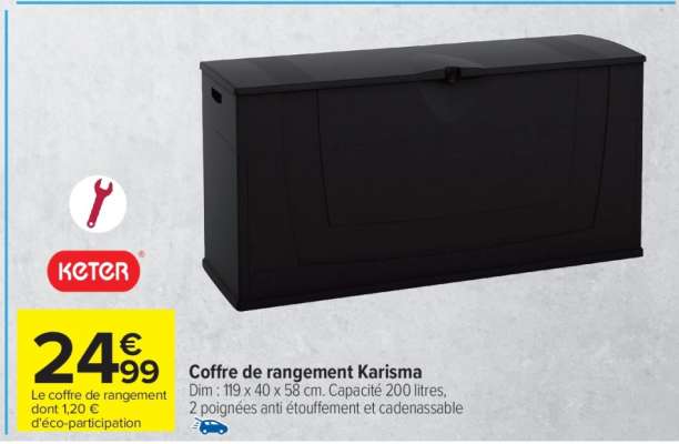 Coffre de rangement Karisma