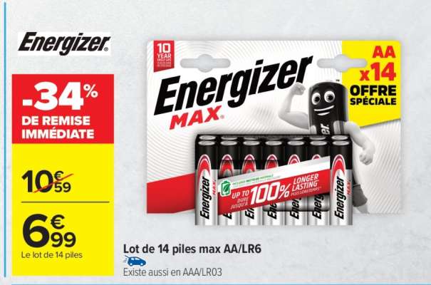 Energizer Max AA Batteries