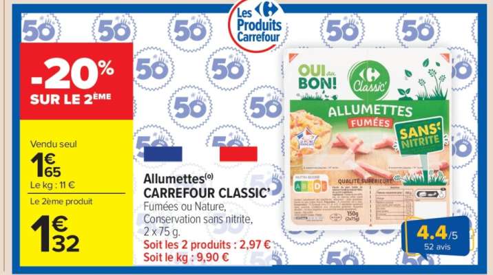 ALLUMETTES CARREFOUR CLASSIC