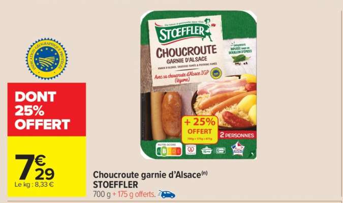 Choucroute Garnie D'alsace Stoeffler