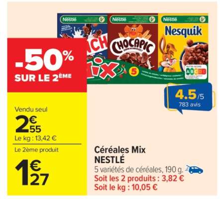 Céréales Mix Nestlé
