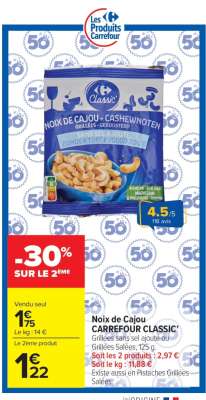 Noix de Cajou CARREFOUR CLASSIC!