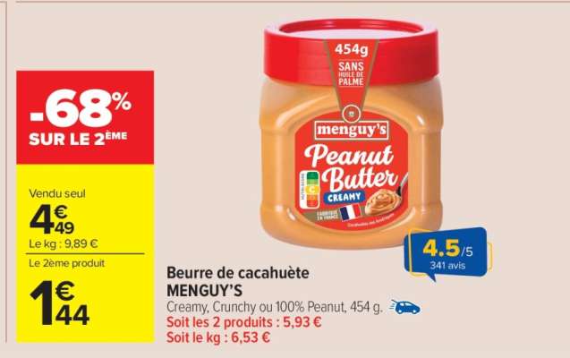 Beurre de Cacahuète 'Menguy's'