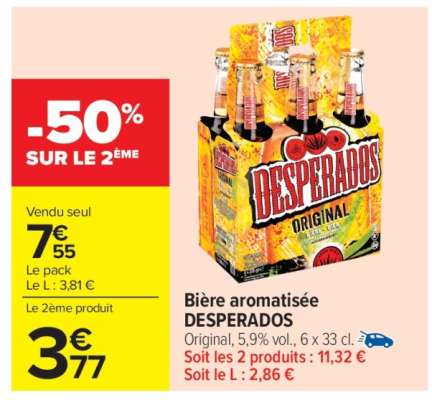 Bière Aromatisée Desperados*