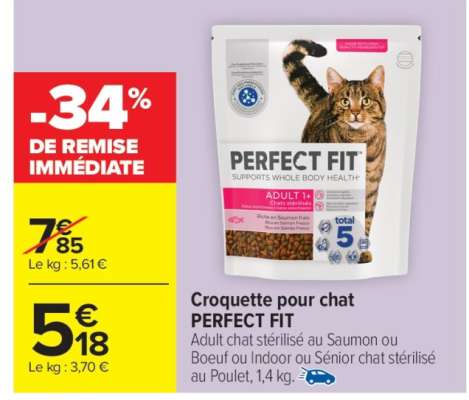 Croquette pour chat PERFECT FIT