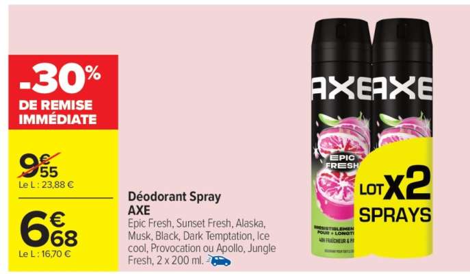 Déodorant Spray AXE