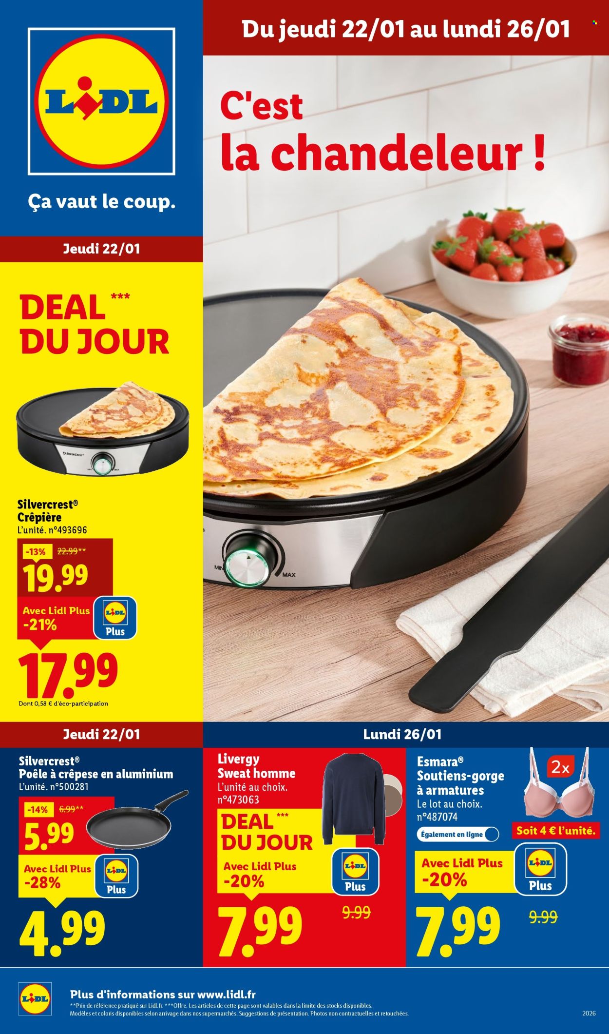 Catalogue Lidl - 22/01/2026 - 26/01/2026. Page 1