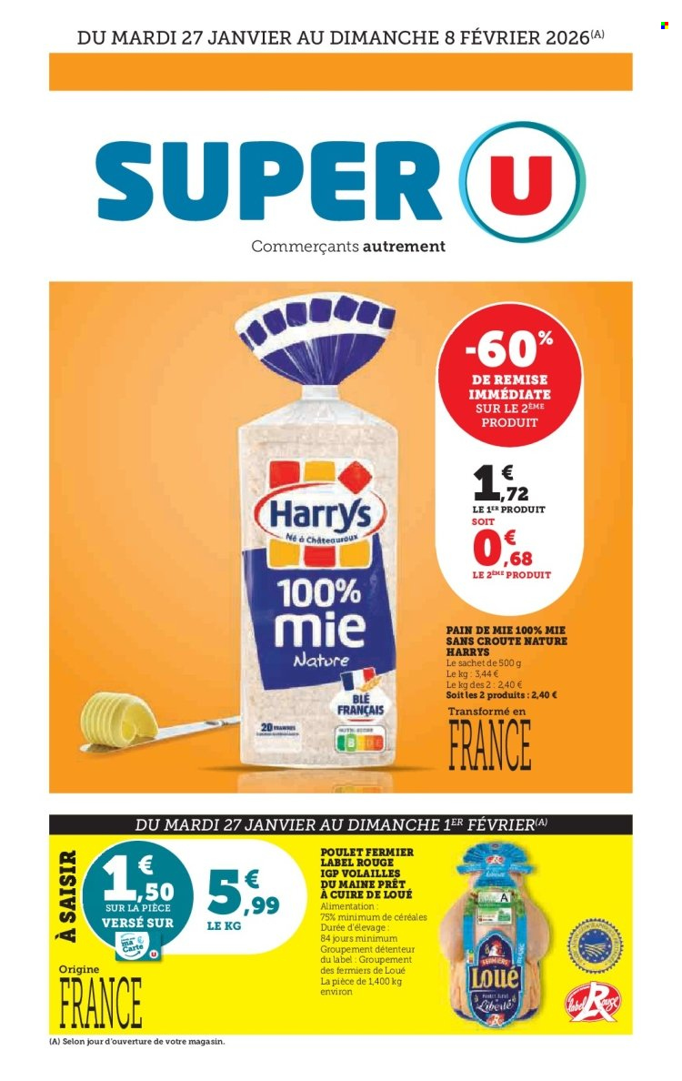 Catalogue SUPER U - 27/01/2026 - 08/02/2026. Page 1