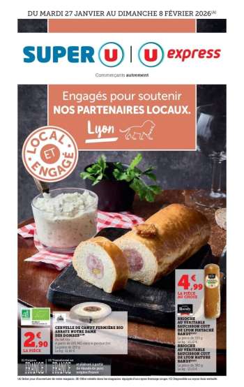 thumbnail - Catalogue Magasins U - Engagés pour soutenir nos partenaires locaux Lyon
