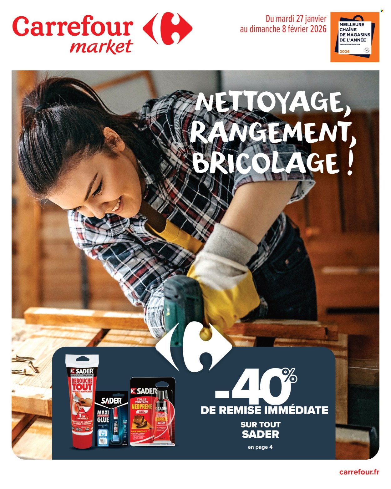 Catalogue Carrefour Market - 27/01/2026 - 08/02/2026. Page 1