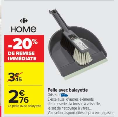 Pelle avec balayette