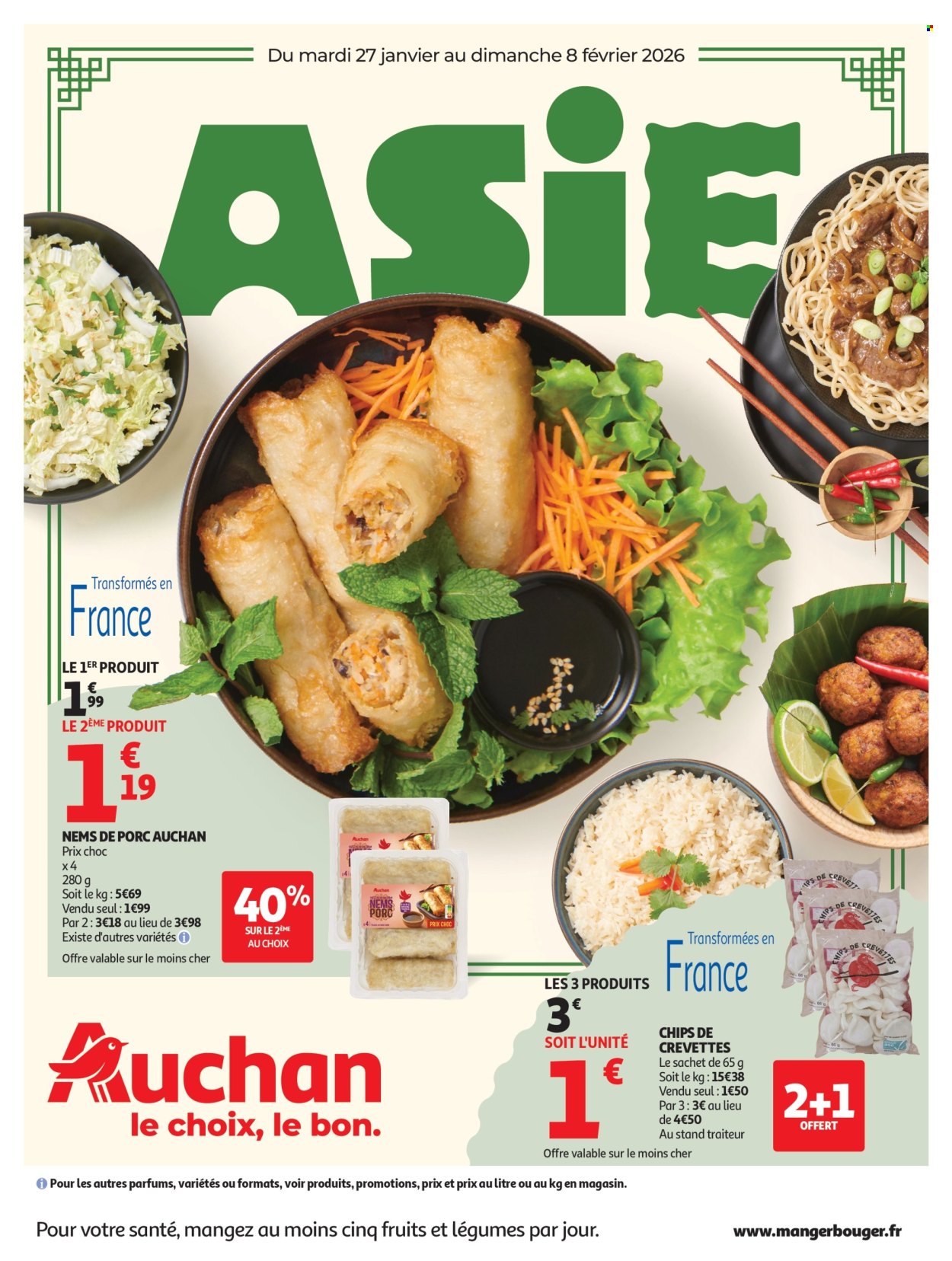 Catalogue Auchan - 27/01/2026 - 08/02/2026. Page 1