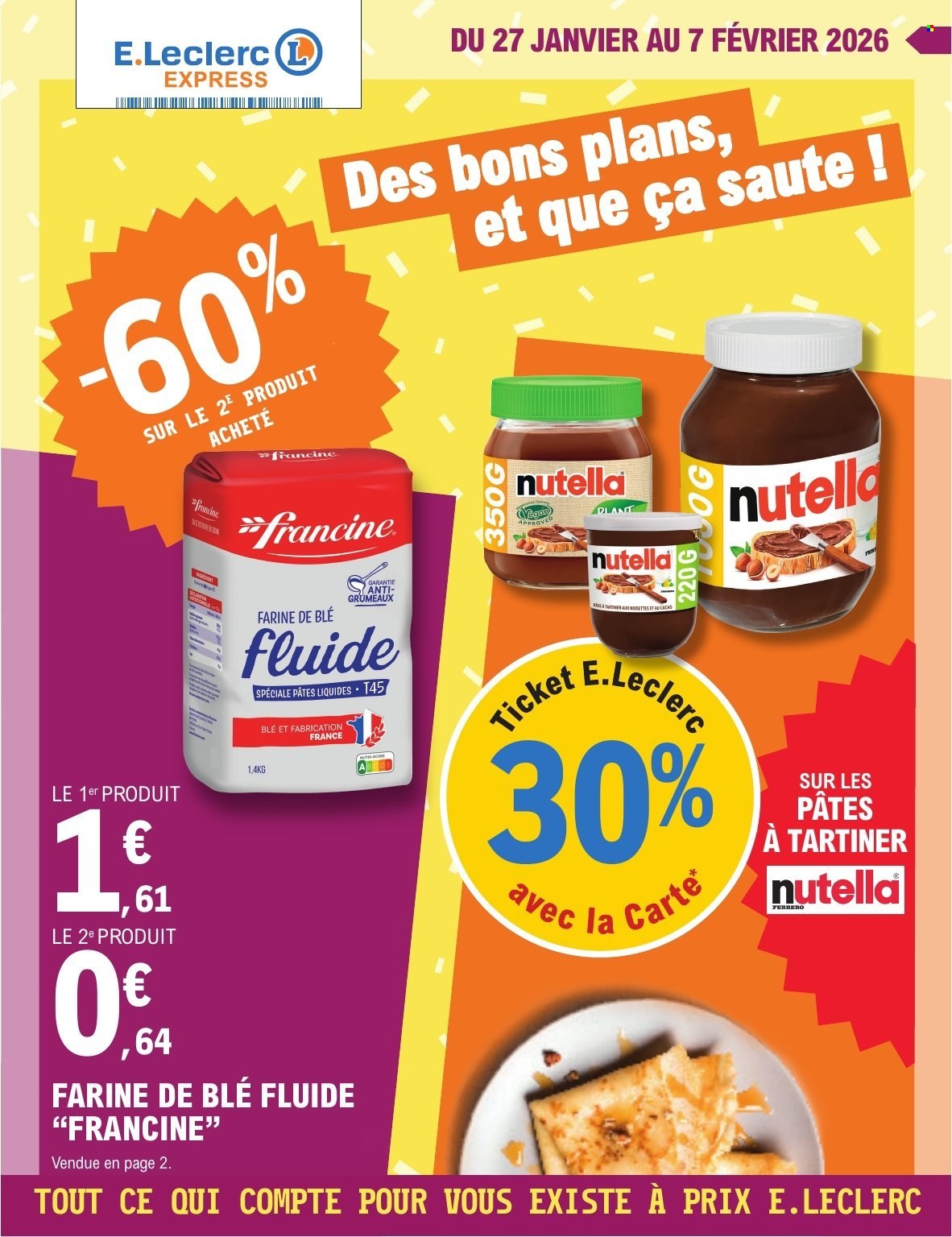 Catalogue E.Leclerc - 27/01/2026 - 07/02/2026. Page 1