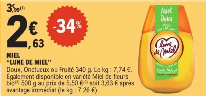 MIEL 'LUNE DE MIEL'