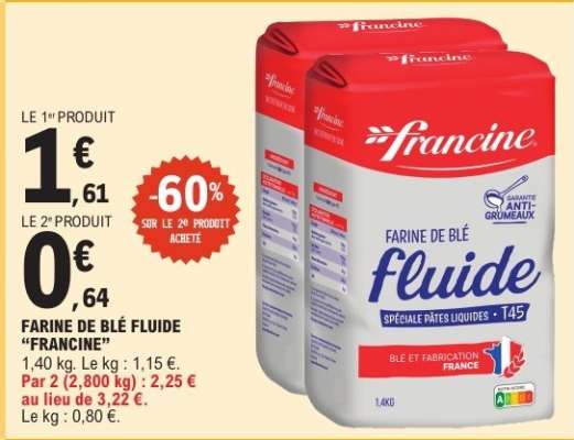 Farine De Blé Fluide Francine