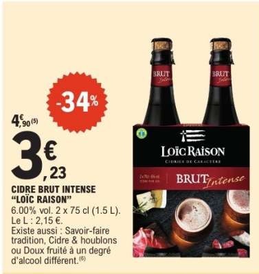 CIDRE BRUT INTENSE “LOÏC RAISON”