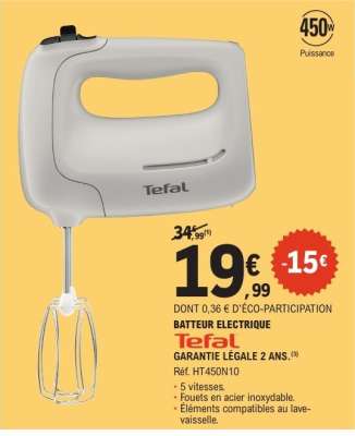 Batteur Électrique Tefal