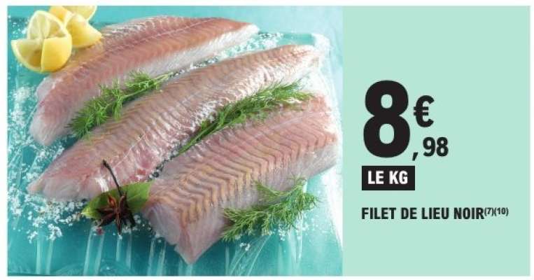 Filet De Lieu Noir
