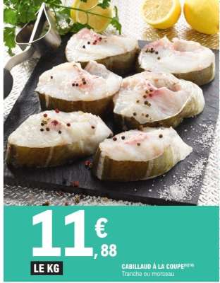 CABILLAUD À LA COUPE