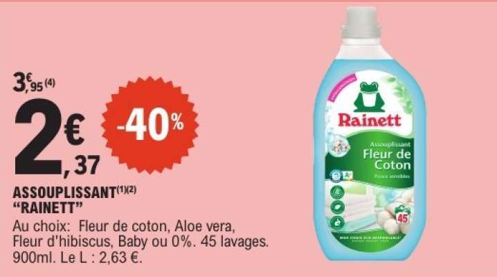 ASSOUPLISSANT “RAINETT”