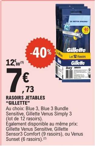 RASOIRS JETABLES GILLETTE