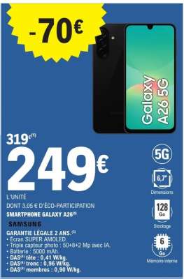 SMARTPHONE GALAXY A26 5G
