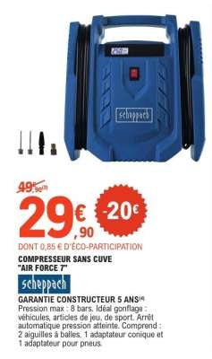 COMPRESSEUR SANS CUVE "AIR FORCE 7"