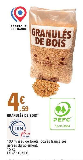 Granulés de bois
