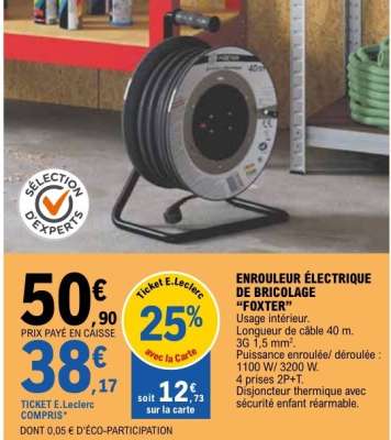 Enrouleur électrique de bricolage 'Foxter'