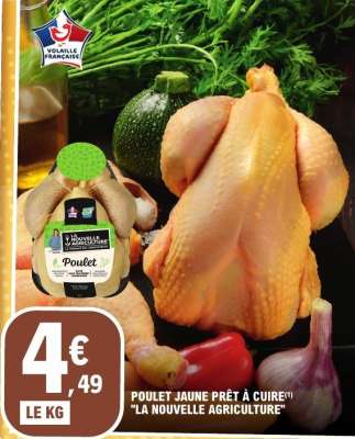 Poulet Jaune Prêt à Cuire