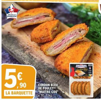 Cordon Bleu de Poulet 'Maître Coq'