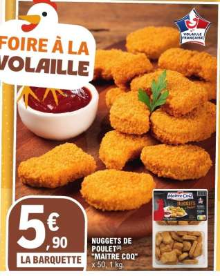 Nuggets De Poulet Maître Coq