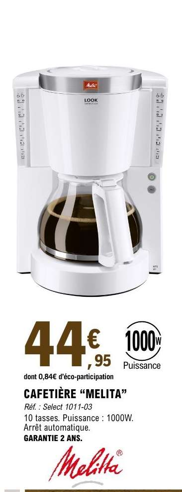 CAFETIÈRE “MELITA”