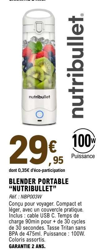 BLENDER PORTABLE NUTRIBULLET