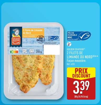 2 Filets de Limande du Nord